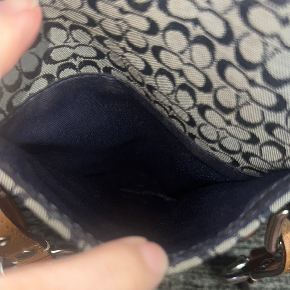 Coach Brown and Black Tote Bag - Picture 8 of 10